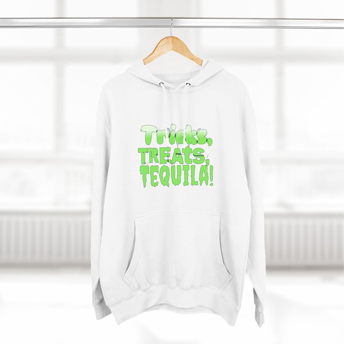 Tricks Treats Tequila Halloween Hoodie
