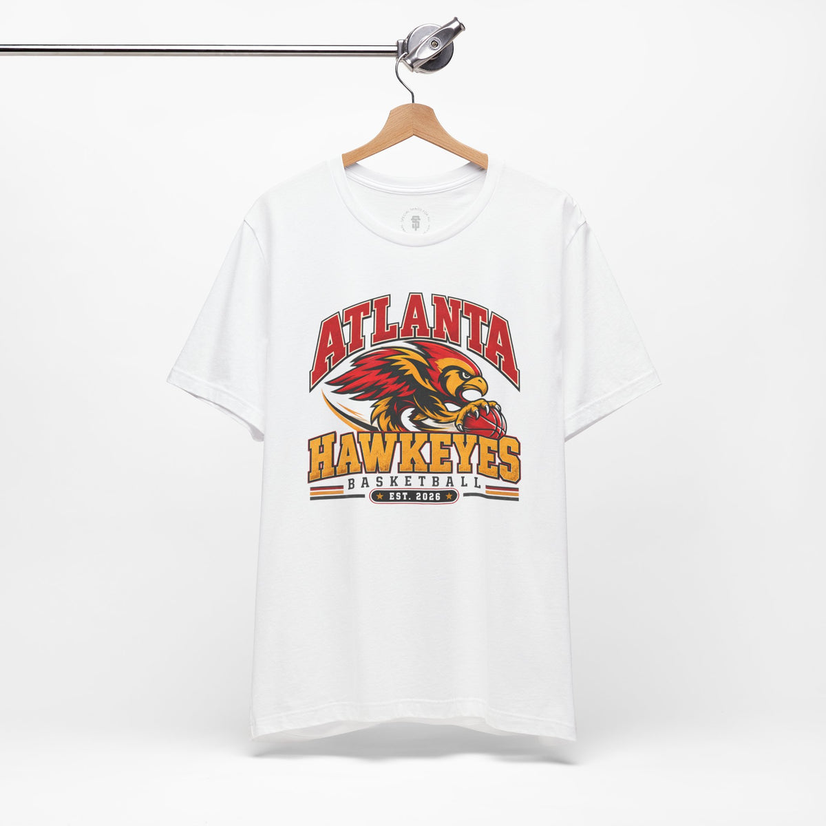 Atlanta Hawkeyes Political Satire Basketball T-Shirt - Screaming Hawkeyes