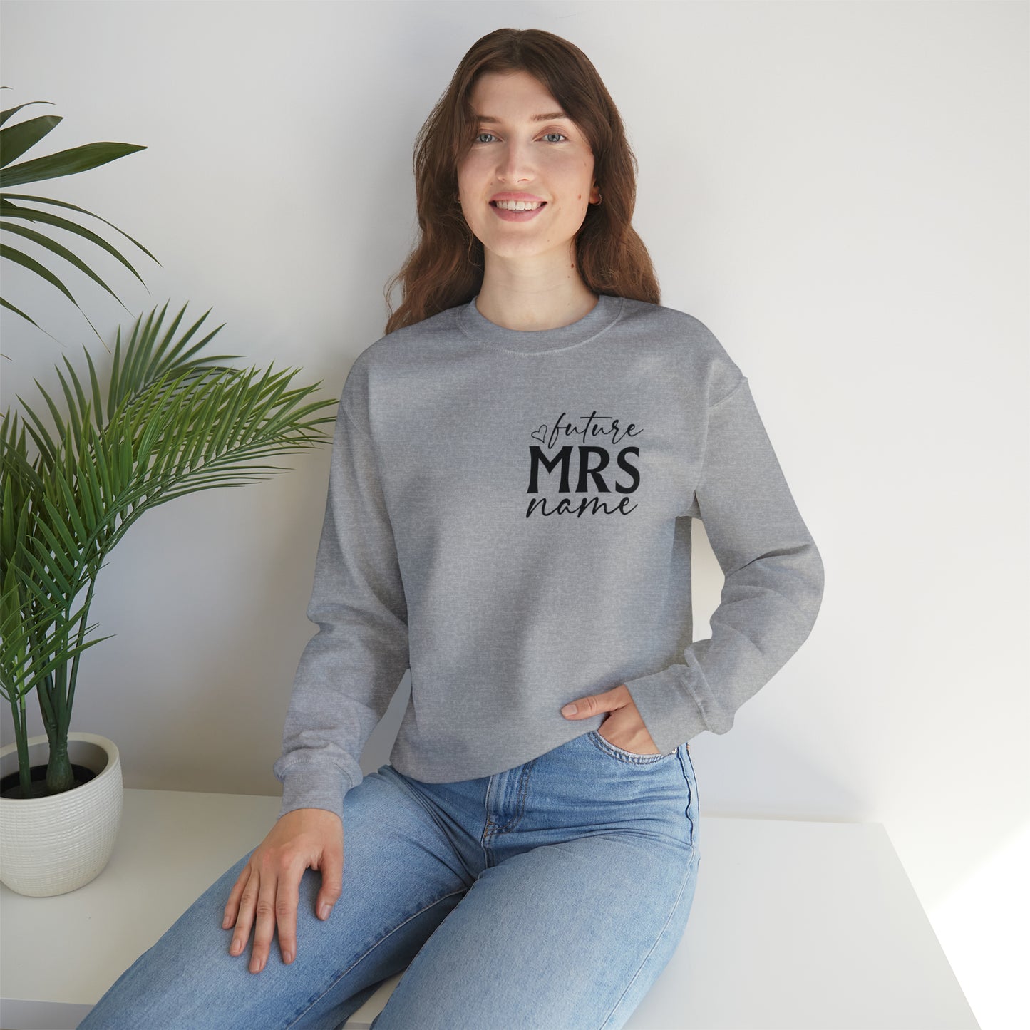 Future Mrs Heavy Blend Crewneck Sweatshirt