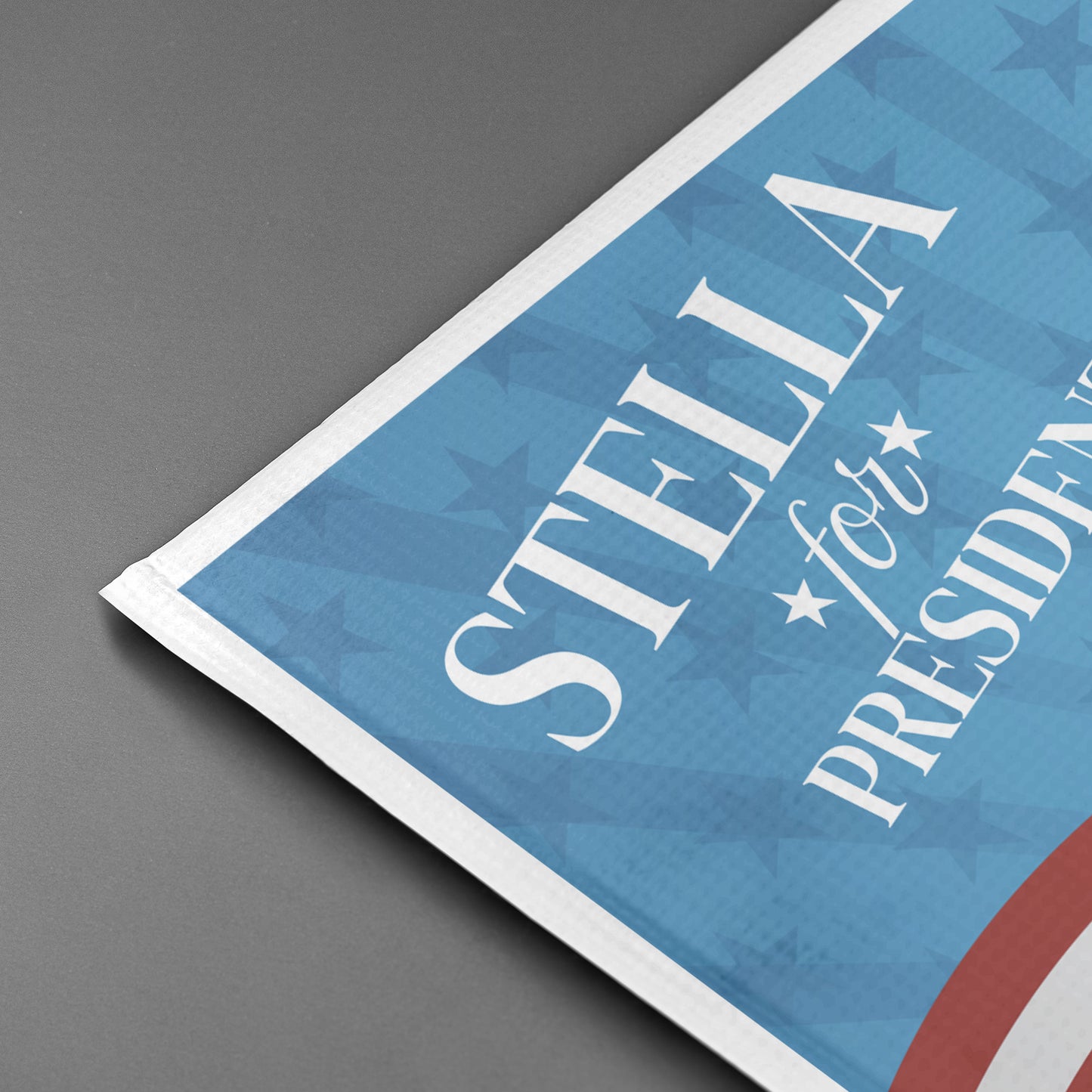 Custom Personalzied Pet Political Yard Sign - Double Sided Vinyl