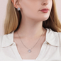 🔥Gift to My Baby Girl Daughter - Love Knot Necklace From Dad to Daughter - Free Earrings with purchase ($69 Value)🔥