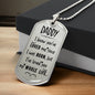 To Daddy - I've Loved You My Whole Life (Engraving option on next Page)
