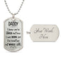 To Daddy - I've Loved You My Whole Life (Engraving option on next Page)