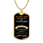 To My Son - I Believe In You Dog Tag - Love Dad (Engraving option on next Page)