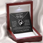 To My Beautiful Wife | Forever Love Necklace - BW1