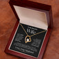 To My Beautiful Wife | Forever Love Necklace - BW1