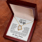 To My Beautiful Wife | Forever Love Necklace - WB