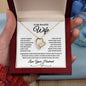 To My Beautiful Wife | Forever Love Necklace - WB