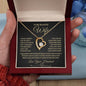 To My Beautiful Wife | Forever Love Necklace - BG