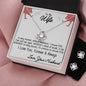 💖To My Wife - Love Knot Necklace from Your Husband - Free Earrings with purchase ($69 Value)💖