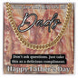 To the Bacon of Dads Cuban Chain Father's Day Gift