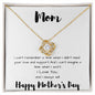 I'll Always Love You Mom Love Knot Necklace for Mother's Day