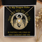 Fourth Wing Love Knot Necklace - To My Dragon Rider: You Are My Ride or Die