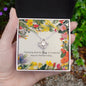 I Thank God For You Love Knot Necklace for Mother's Day