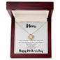 I'll Always Love You Mom Love Knot Necklace for Mother's Day