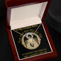 Fourth Wing Love Knot Necklace - To My Dragon Rider: You Are My Ride or Die