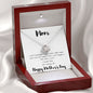 I'll Always Love You Mom Love Knot Necklace for Mother's Day