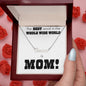 Mom is the Best Word in the Whole Wide World Name Necklace