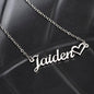 Happy Mother's Day Mama - Custom Name Necklace with Heart