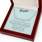 Mom - You Always Believed in Me Custom Name Necklace with Heart Mother's Day
