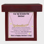 For My Wonderful Mom - I Take After You Custom Name Necklace with Heart