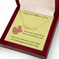 Happy First Mother's Day Custom Name Necklace with Heart