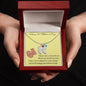 Engraved Baby Feet with Birthstones Necklace - First Mother's Day