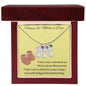 Engraved Baby Feet with Birthstones Necklace - First Mother's Day