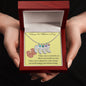 Engraved Baby Feet with Birthstones Necklace - First Mother's Day