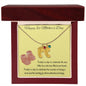 Engraved Baby Feet with Birthstones Necklace - First Mother's Day