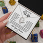 To My Beautiful Wife | Forever Love Necklace - WB