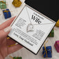 To My Beautiful Wife | Forever Love Necklace - WB1