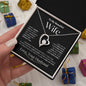 To My Beautiful Wife | Forever Love Necklace - BW1