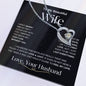 To My Beautiful Wife | Forever Love Necklace - BW1