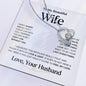 To My Beautiful Wife | Forever Love Necklace - WB1