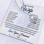 To My Beautiful Wife | Forever Love Necklace - WB
