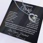 To My Beautiful Wife | Forever Love Necklace - BW