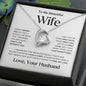 To My Beautiful Wife | Forever Love Necklace - WB1