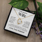 To My Beautiful Wife | Forever Love Necklace - WB1