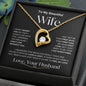 To My Beautiful Wife | Forever Love Necklace - BW1