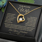 To My Beautiful Wife | Forever Love Necklace - BG