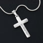 Custom Personalized Cross To My Son; I Will Always Love You