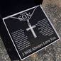 Custom Personalized Cross To My Son; I Will Always Love You
