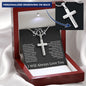 Custom Personalized Cross To My Son; I Will Always Love You