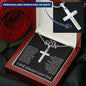 Custom Personalized Cross To My Son; I Will Always Love You