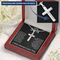 Custom Personalized Cross To My Son; I Will Always Love You