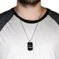 To My Son - Never Forget This Old Lion Loves You Dog Tag - Love Dad (Engraving option on next Page)