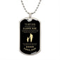 To My Son - You Are So Special To Me Dog Tag - Love Dad (Engraving option on next Page)