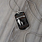 To My Daughter - Believe In Yourself Dog Tag - Love Dad (Engraving option on next Page)