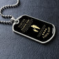 To My Son - You Are So Special To Me Dog Tag - Love Dad (Engraving option on next Page)